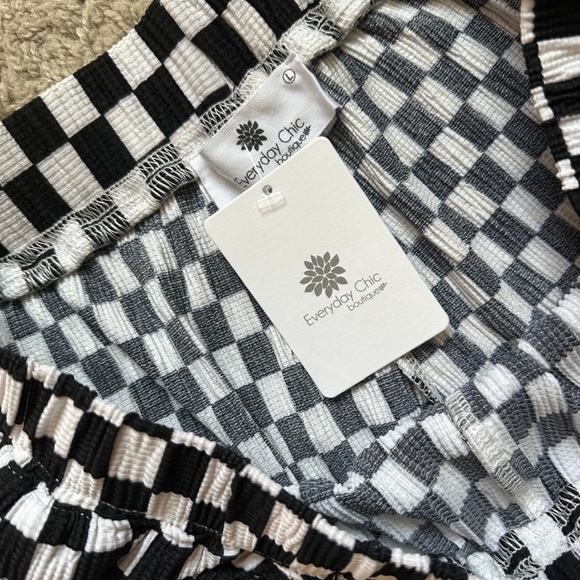 Checkered Pant White/Black - Picture 4 of 4